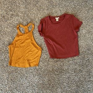 Tank top and t shirt